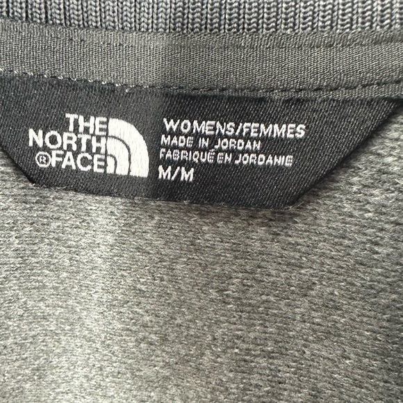 The North Face Womens Full Zip Jacket Gray Black Deloitte Fleece Lined Medium - Picture 6 of 9